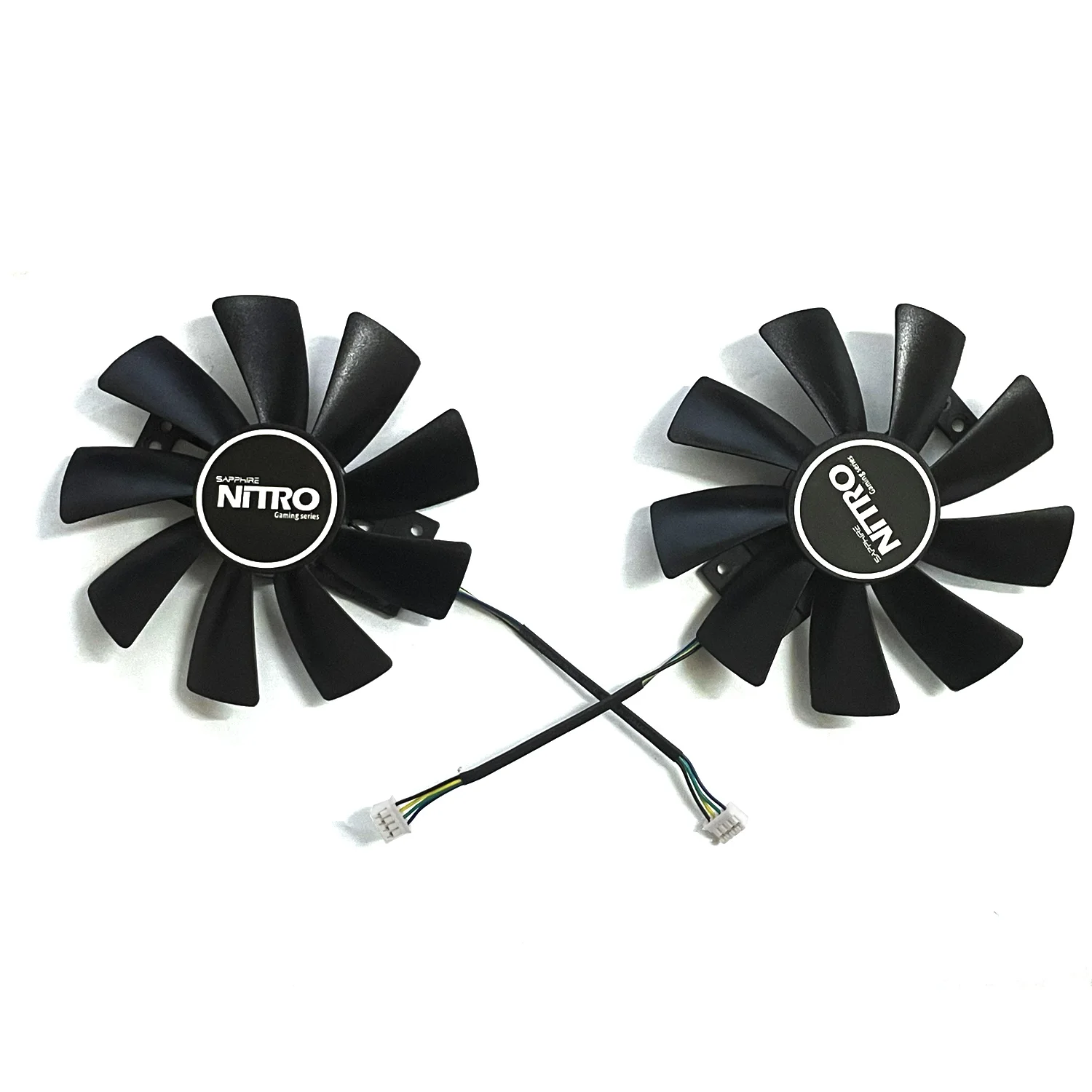 Ventilador de substituição de placa gráfica, GPU Cooler, Sapphire R9 380 380X, 2G 4G D5, GA8B2U, 4 pinos, DC 12V, 0.45A, R9 380X, 2pcs