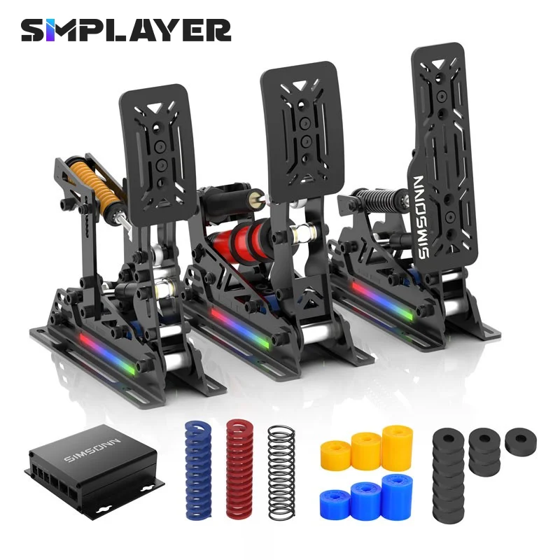 

Simplayer SIMSONN Pro X Ultra Hydraulic Pedals (Accelerator+Brake) High Precision High Quality Racing Game Simulator Pedals