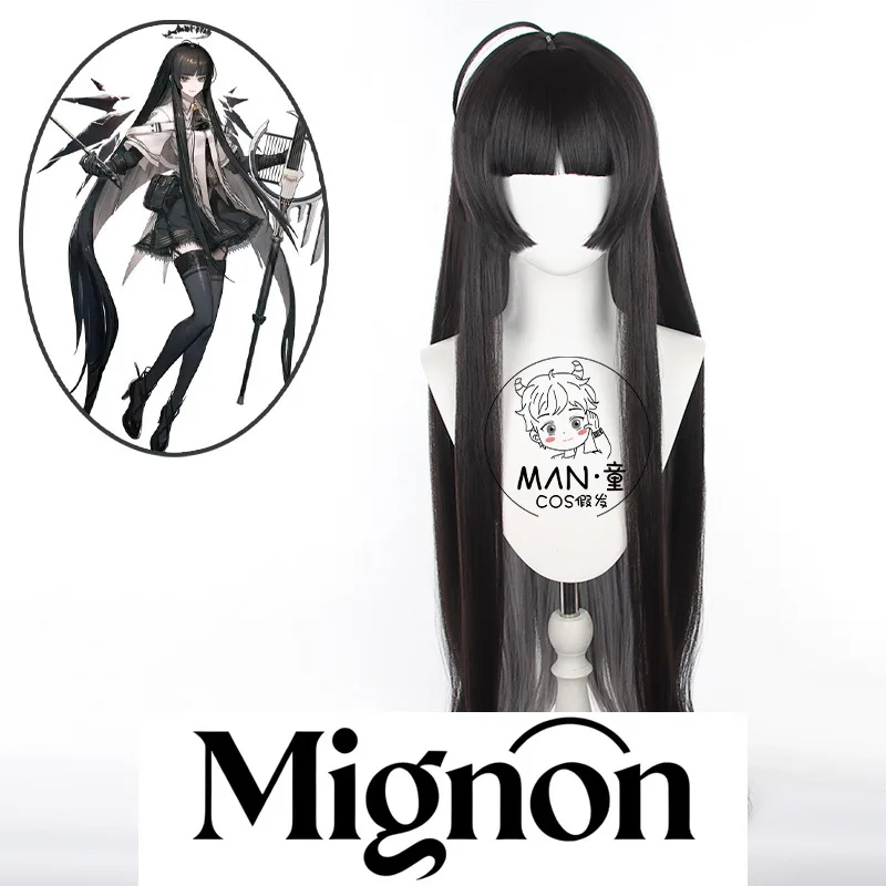 

Arknights Arturia cosplay wig long hair dual-tone simulation scalp Halloween gift