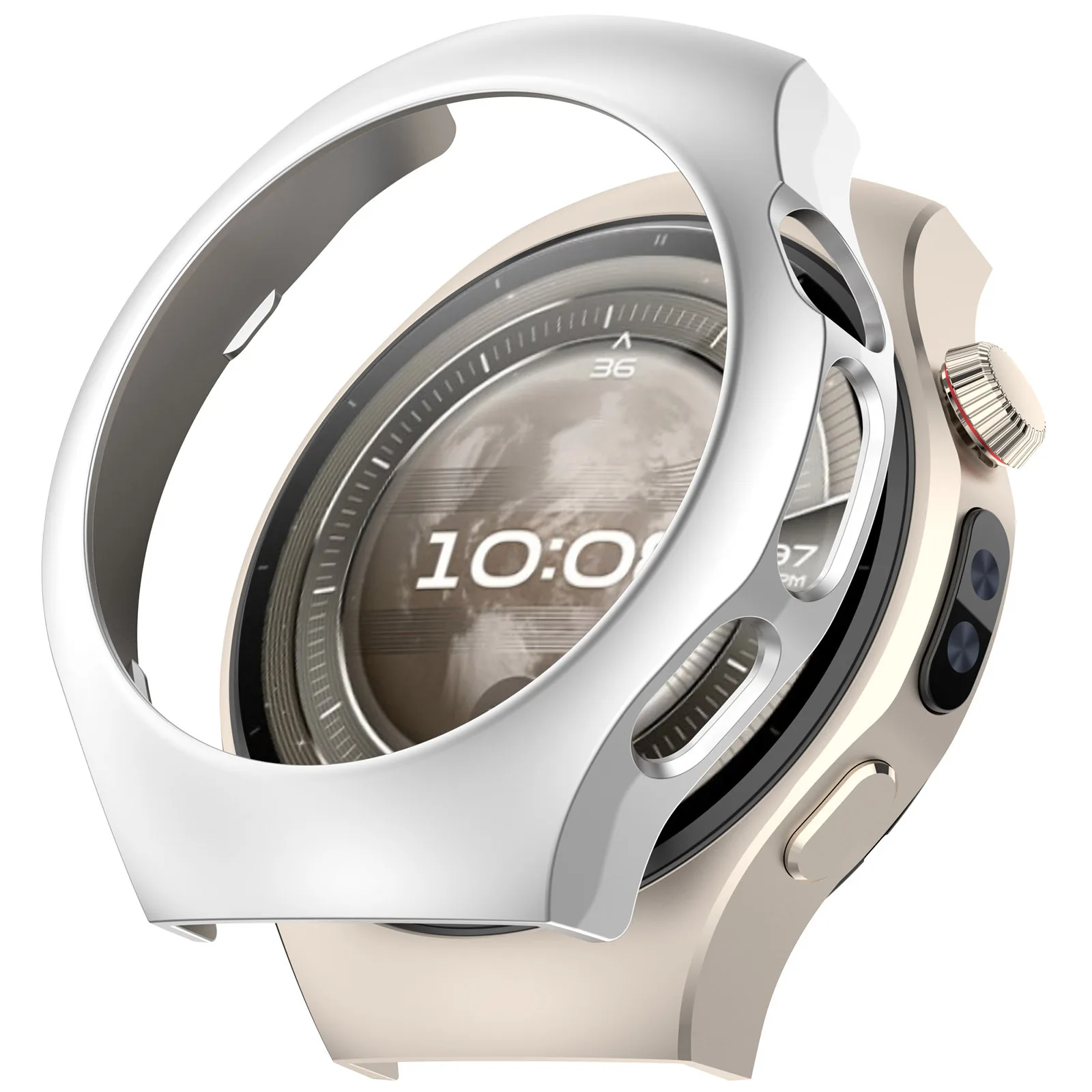 

For Huawei Watch5 42mm Watch 5 46mm Protective Case Cover Bumper Hollow Shell Frame Anti-scratch Accessories Protector