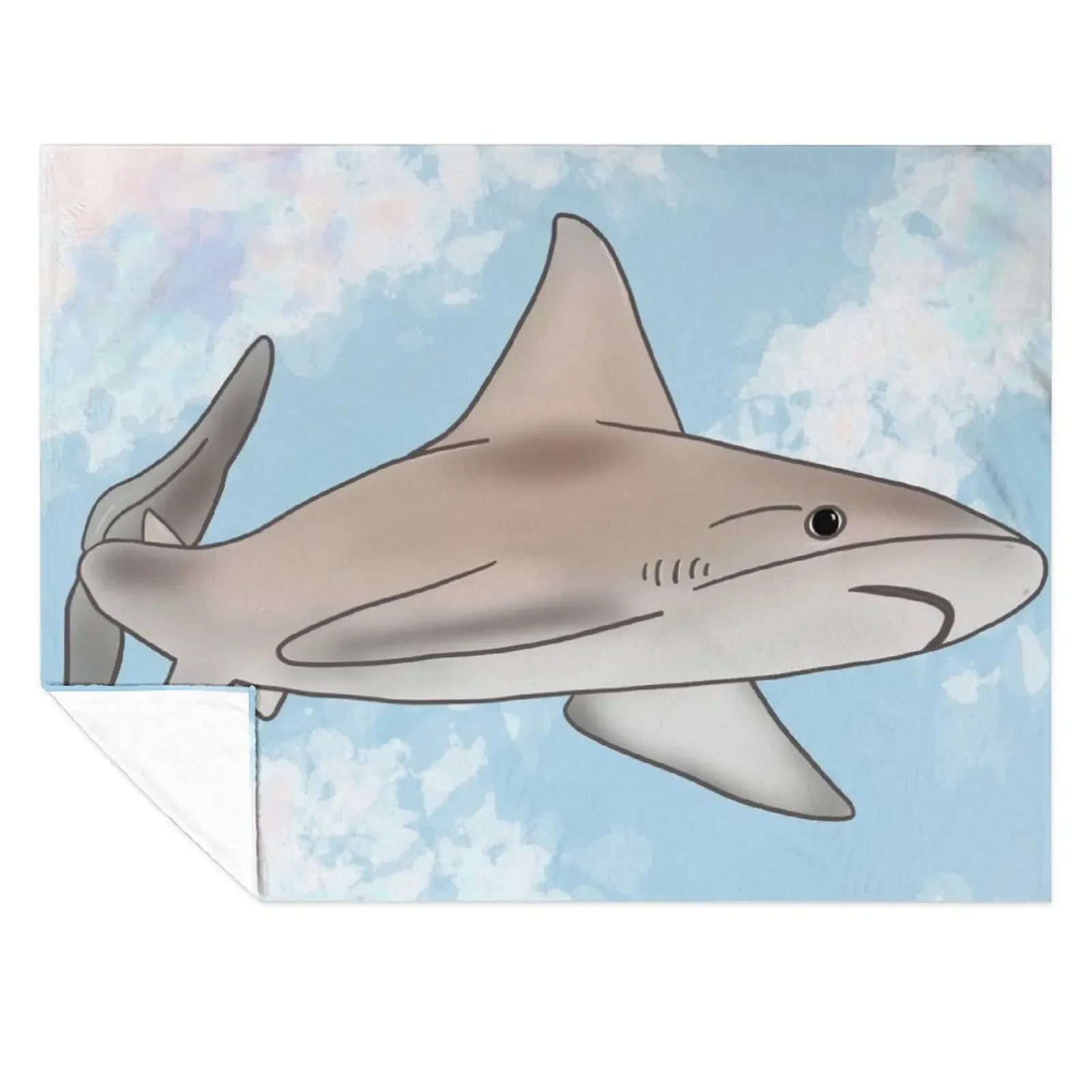 

Sandbar Shark - True tint Throw Blanket manga Sofa Quilt Decorative Sofas For Sofa Thin Blankets