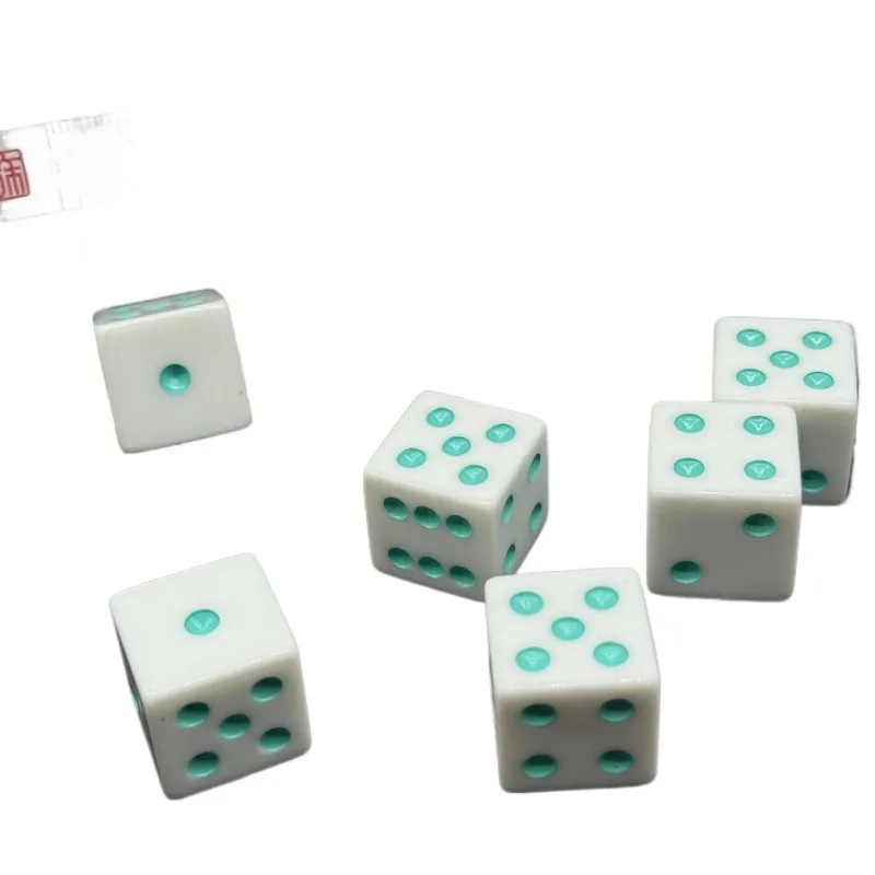 

10 шт./компл. новые кости под прямым углом, несколько спецификаций и цветов, 19 мм, цветные точки кубиков, реальный цвет