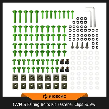 適用於川崎 Z750 Z900 Z1000 Z800 Versys 650 Er6n Ninja 400 300 Z1000sx 的 177 件套整流罩螺栓摩托車螺絲車身螺絲螺母 8 最佳銷售 川崎 Z750S - №4