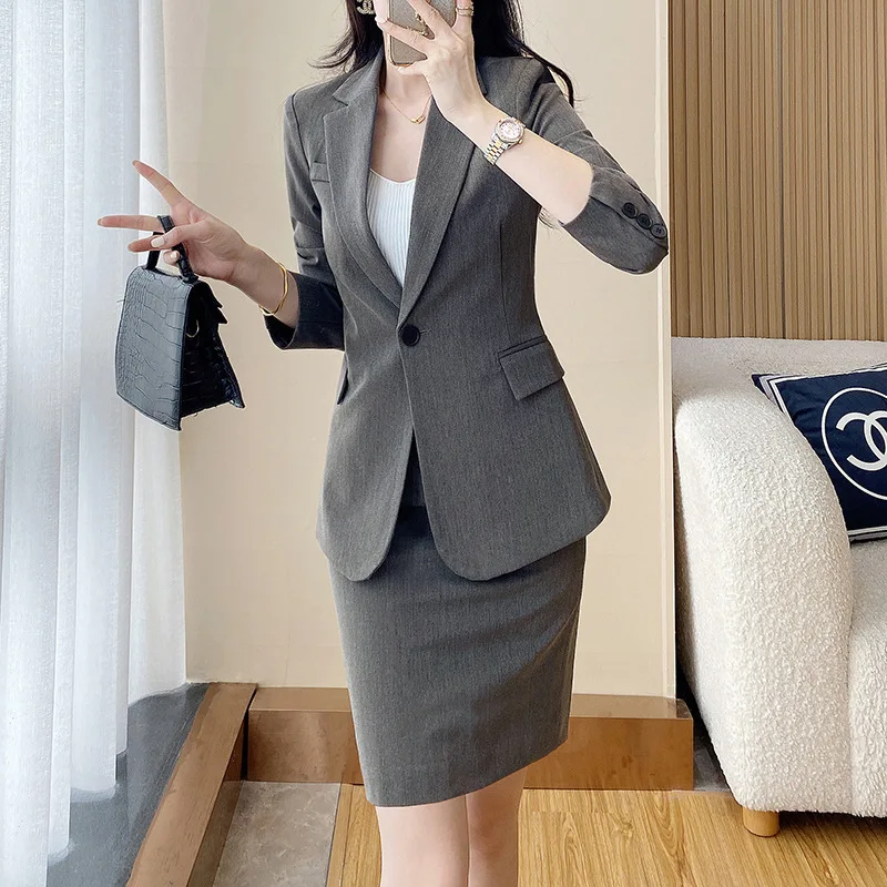 Interview Formal Wear Women's Suit College Student National Examination Civil Servant Work Clothes Occupation2024Spring and Autu