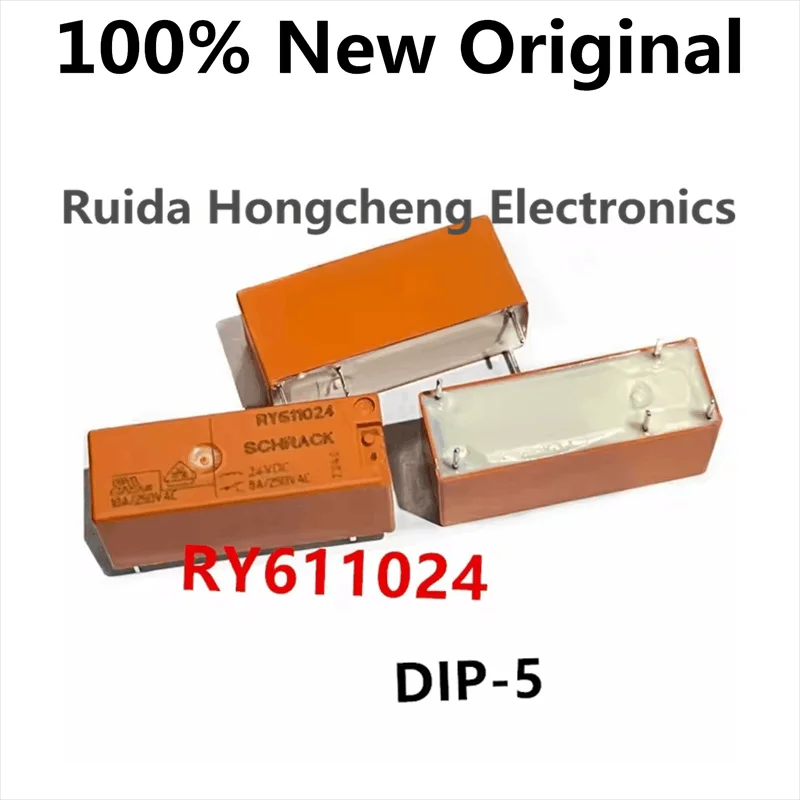 

10PCS/LOT RY611005、RY611012、RY611024、DIP8、Brand new original power relay