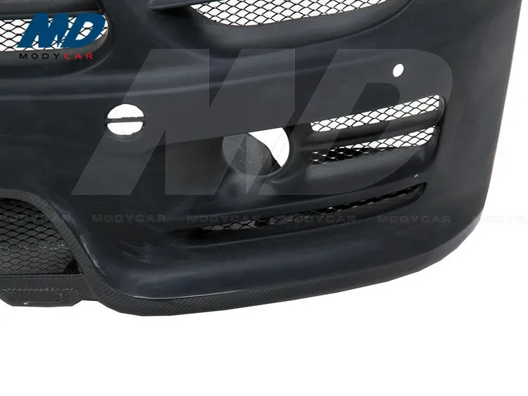 HM Style Half Carbon Fiber Narrow Front Bumper for 2010-2014 Porsche Cayenne 958