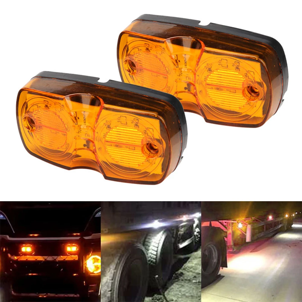 Truck side indicate beacon Driving lights Pickup truck Warning taillight Brake light LED trailer light breakdown Emergency light