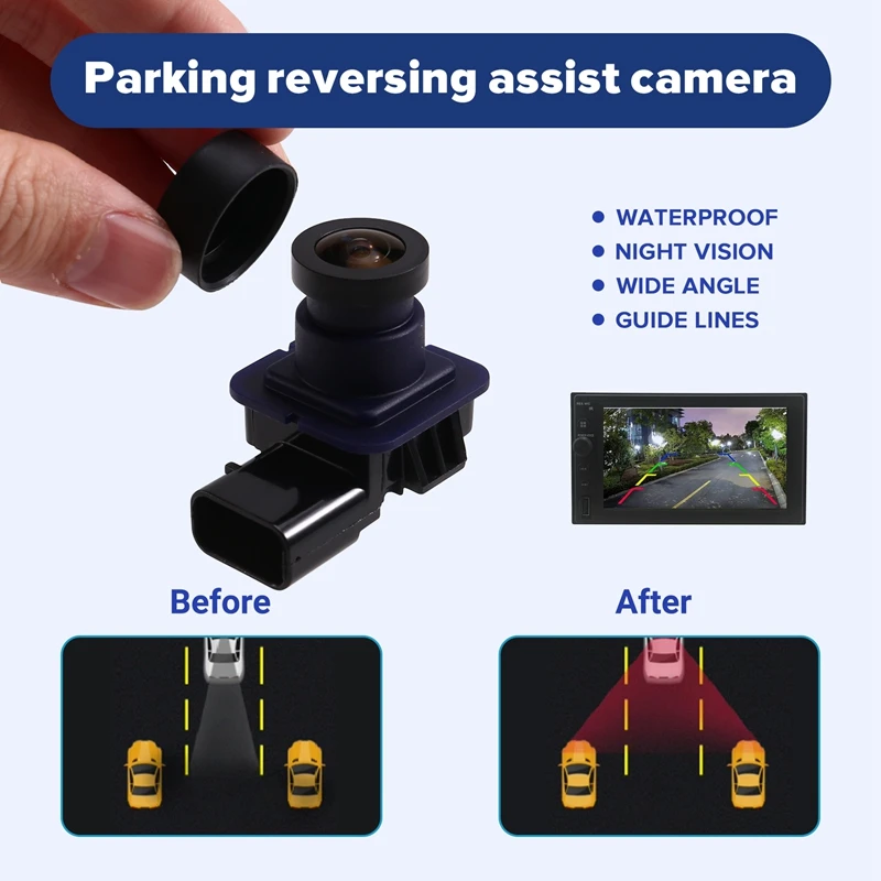 

EV4T-19G490-CA Car Rear View Backup Assist Camera for Ford EscapeJAS
