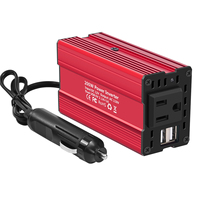 Power Inverter 150W/300W 200W/400W 12V DC to 110V/220V AC Car Plug Adapter Outlet Converter with Fast Charging Ports