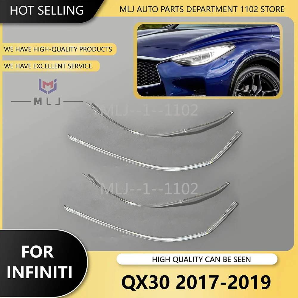 

Для Infiniti QX30 Q30 2017-2019: Светодиодная полоса-гидролайнер для фар, дневные ходовые огни, трубка-лента, ангельские глазки, автомобильные аксессуары