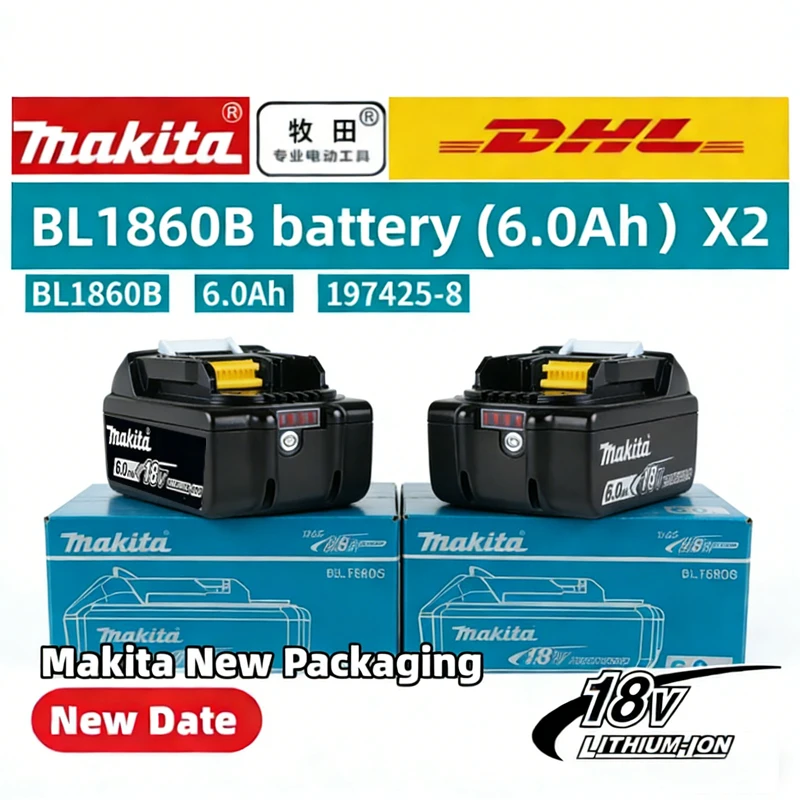 

Makita 18V battery for Makita BL1830B L1840B L1850B tool operation rechargeable battery Makita 18V tool battery replaceable
