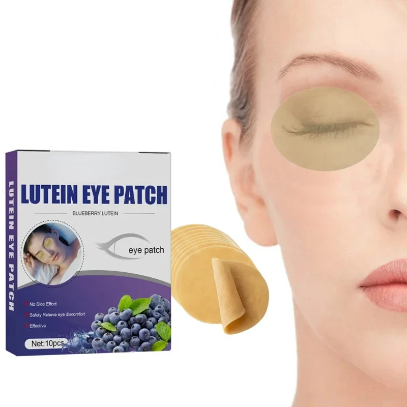 Blueberry Lutein Eye Mask Cold Compress Eye Protection Patch Care Reliever blurred Visual Fatigue myopia Sleeping Eye Patches