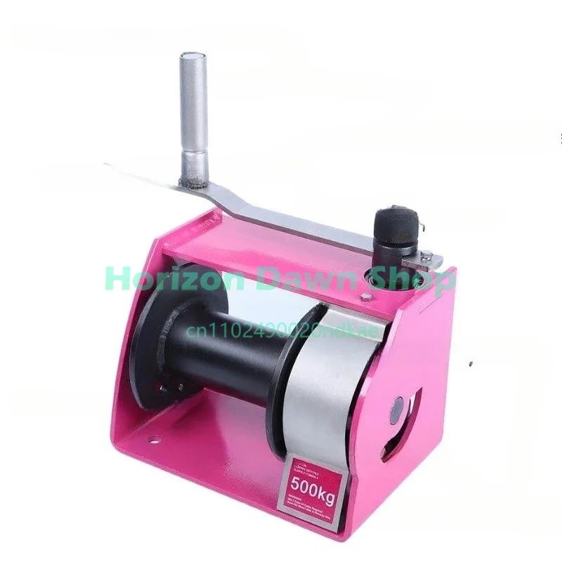 Manual 500kg Hand Winch Self Locking Winch Heavy Duty Towing Winch Hand Operated  for Lifting Pulling