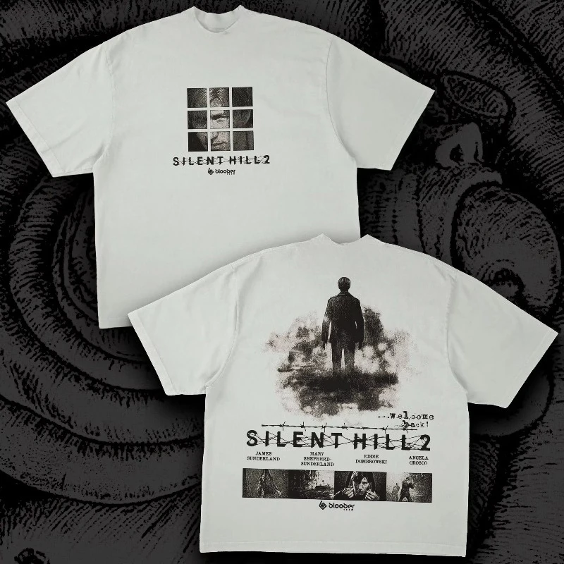 

Men's T-shirt Classic Game Silent Hill 4 Tee Summer Casual Cotton Oversized Y2k Hip Hop Short Sleeves Man's Women's Clothing Tee