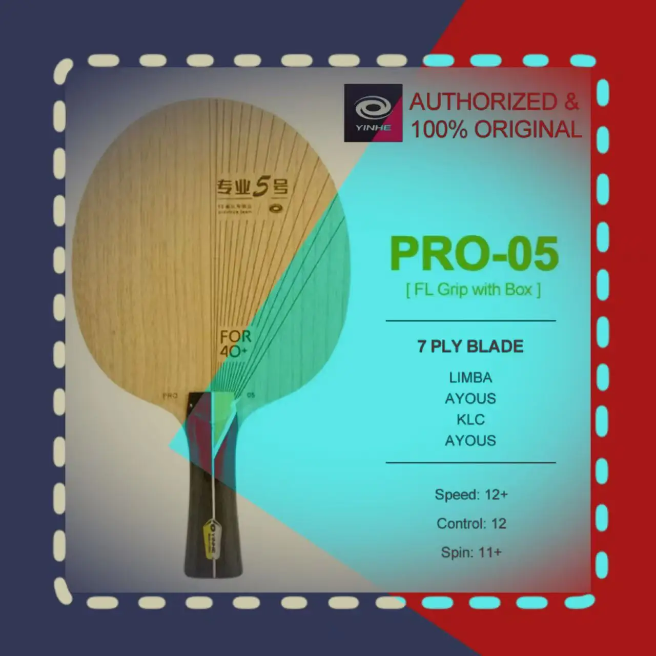 

Original YINHE PRO 01 05 Table Tennis Blade Professional 5+2 Fiber PRO01 PRO05 Ping Pong Blade with Box Ping Pong Rackets