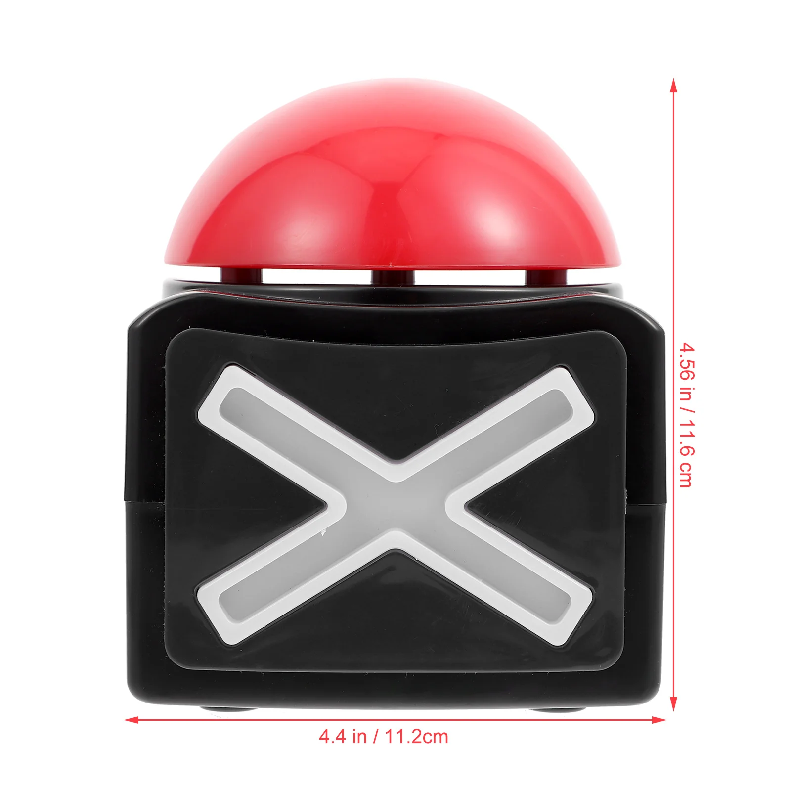 Answer Home Quiz Buzzer Alto Jogo Show Responder Som e Luz Botão Chave Plástico Brilhante