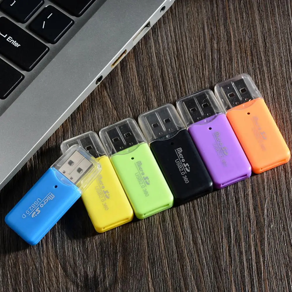 Mini USB 2 0 TF Memory Card Reader Support USB Version 1 1/2 0 And Micro SDHC 2 0 Memory Card Reader/writer