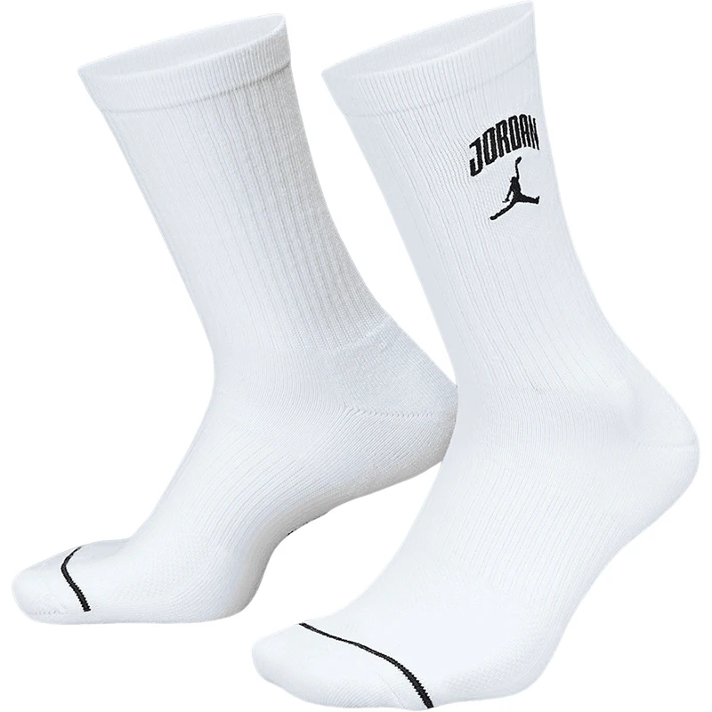Nike genuine JORDAN Unisex Knit Breathable Sports Socks HJ2434-100 view 5