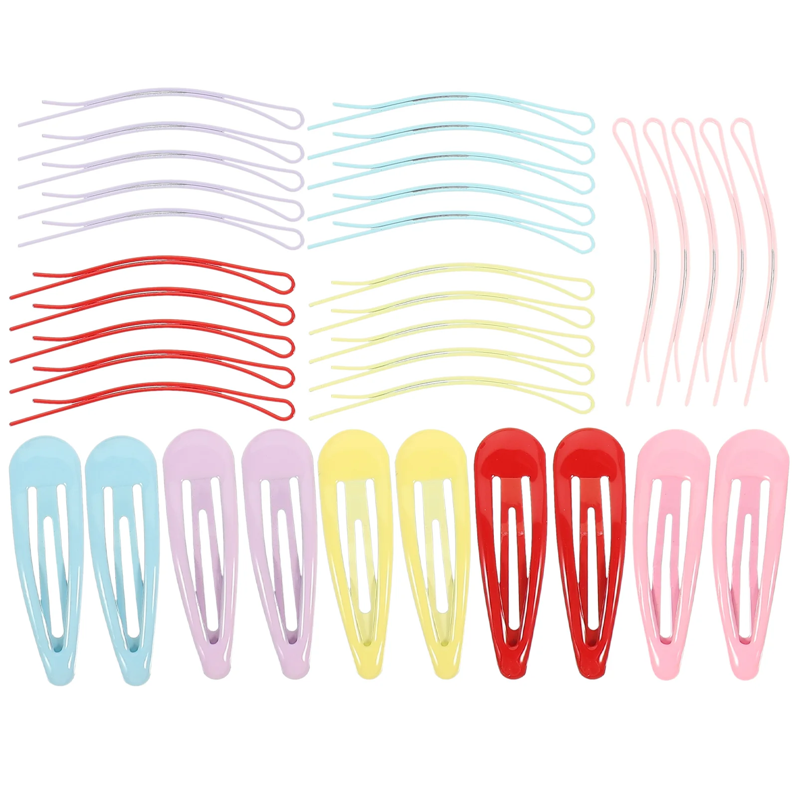 

5 Set Fluorescent Color Hair Clips Lovely Clip Creative Bang Clip Funny Broken Hair Clips for Kids Wearing Fluorescent