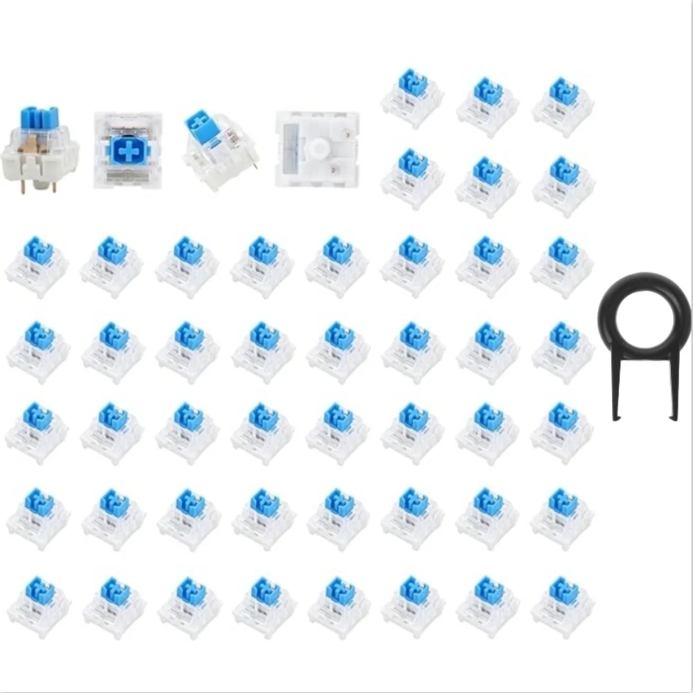 

Предварительно смазочные механические переключатели. Плавная работа. Прозрачный корпус. Механические переключатели. Аксессуар для переключателей. Синий.