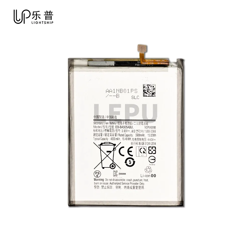 삼성 A50 A30S A307용 EB-BA505ABU 3900mAh 정품 배터리 수리, 삼성 A50S A507 M10S 새 배터리 무료 도구 포함