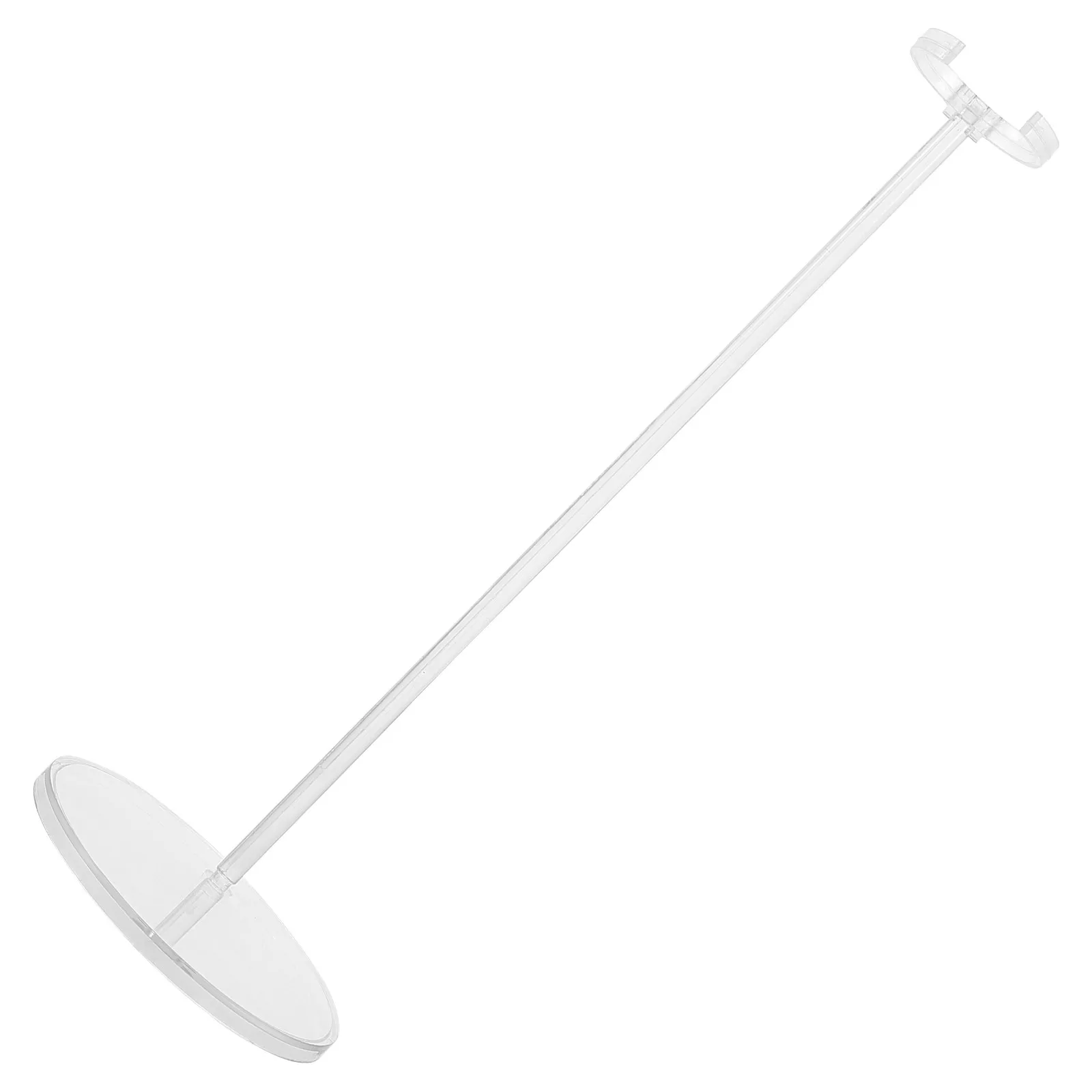 

Transparent Display Stand for Action Figures with Waist Clamp Foot Support Natural Standing Pose Enhanced Aesthetic