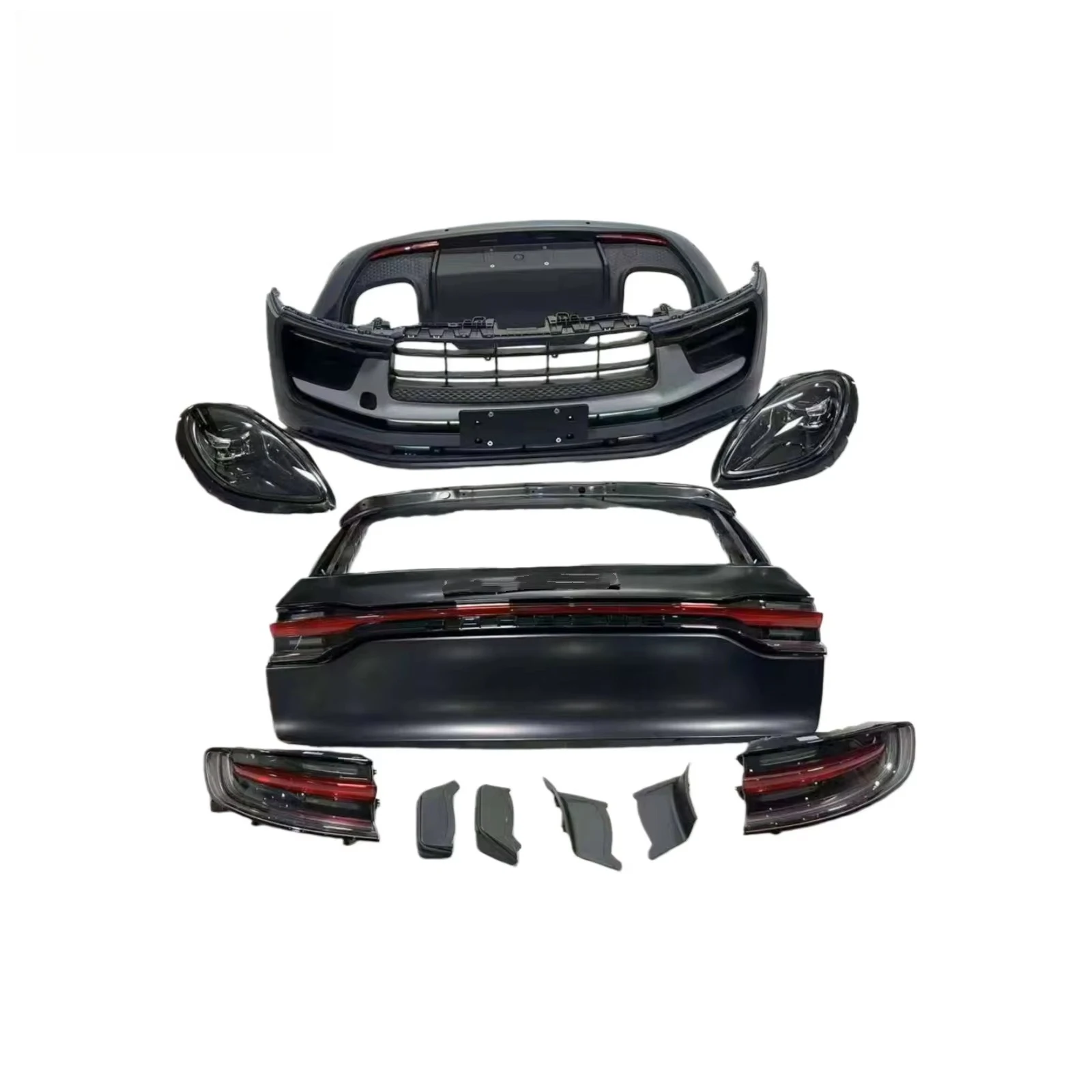 

Original Second-hand Suitable for Upgrading the New Por Macan Body Kit Front Bumper Headlights Taillights