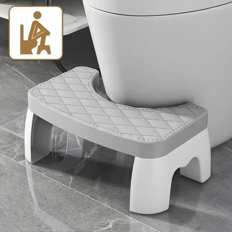 Hot Sale Portable Plastic Stool Non-Slip Squatty Step for Bathroom and Toilet Training for Kids and Adults