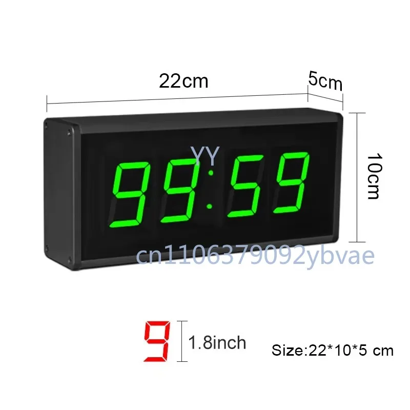 School Classroom Stopwatch Red Start Stop Button Controls Children's Light Emitting Diode Countdown Timer