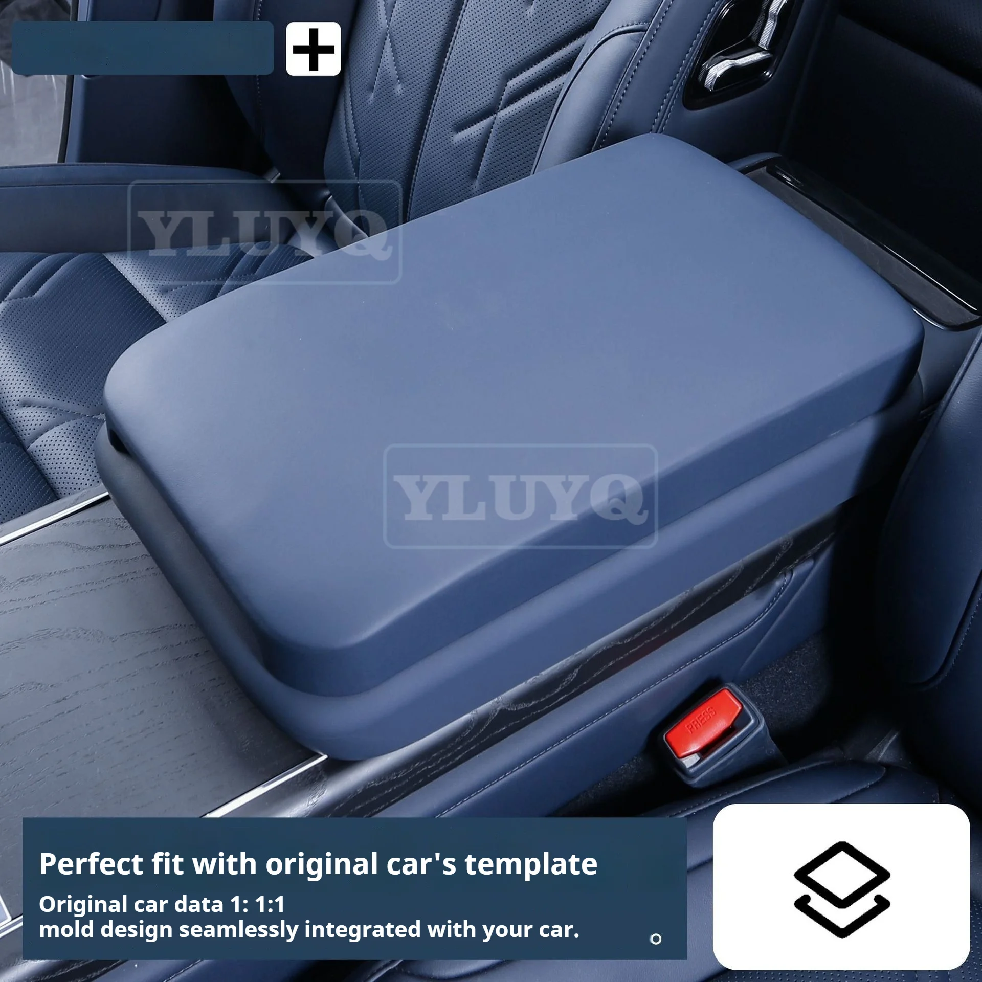 For Zeekr 9X center console armrest heightening pad storage box multifunctional car interior practical accessory