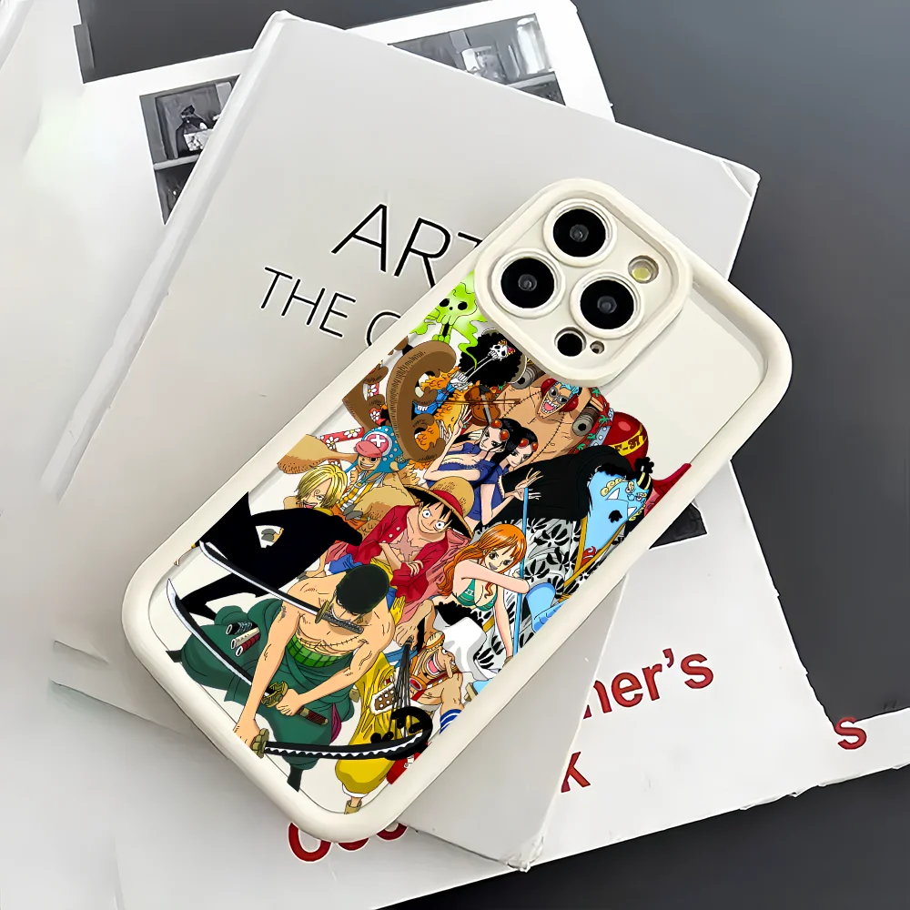 ONE P-PIECE Anime Handyhülle für Samsung Galaxy S25 S24 S23 S22 A54 A35 A15 Ultra Plus Fe Rutschfeste Silikon-Softshell – Detail 6