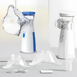 New Portable Mini Handheld Nebulizer Inhaler Nebulizer For Kids Adult Mesh Atomizer nebulizador Medical Equipment Asthma Inhaler