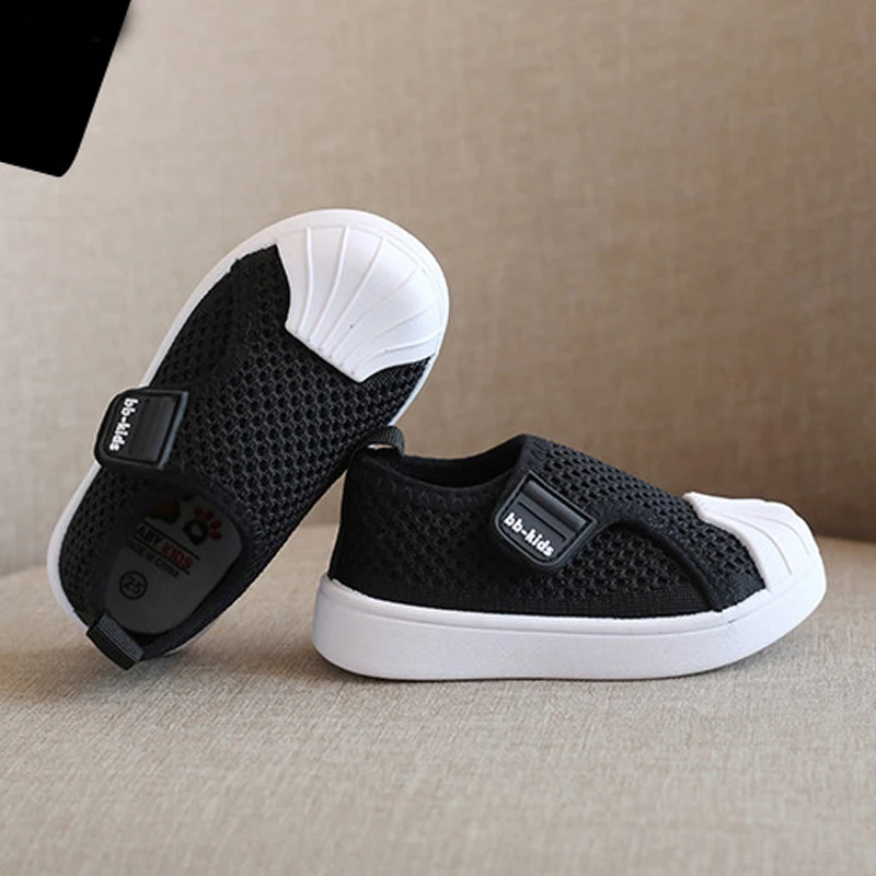 Baby Fashion Casual Shoes Girls Sneakers Breathable Soft Botton Non-Slip Boys Shoes 1-6 Years Old Kids Walking Shoes