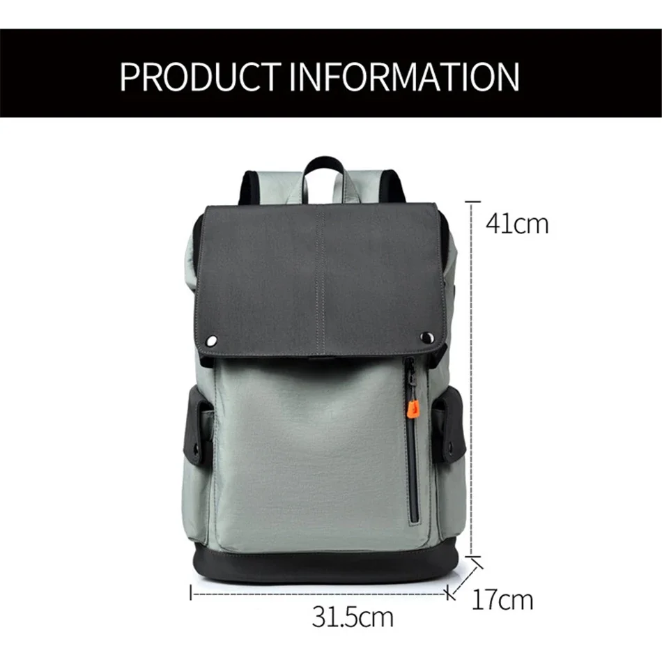 Luxury Brand Designer Men\'s Backpack High Quality Urban Man Backpacks Waterproof Backpack for Laptop Large Capacity Male USB Bag