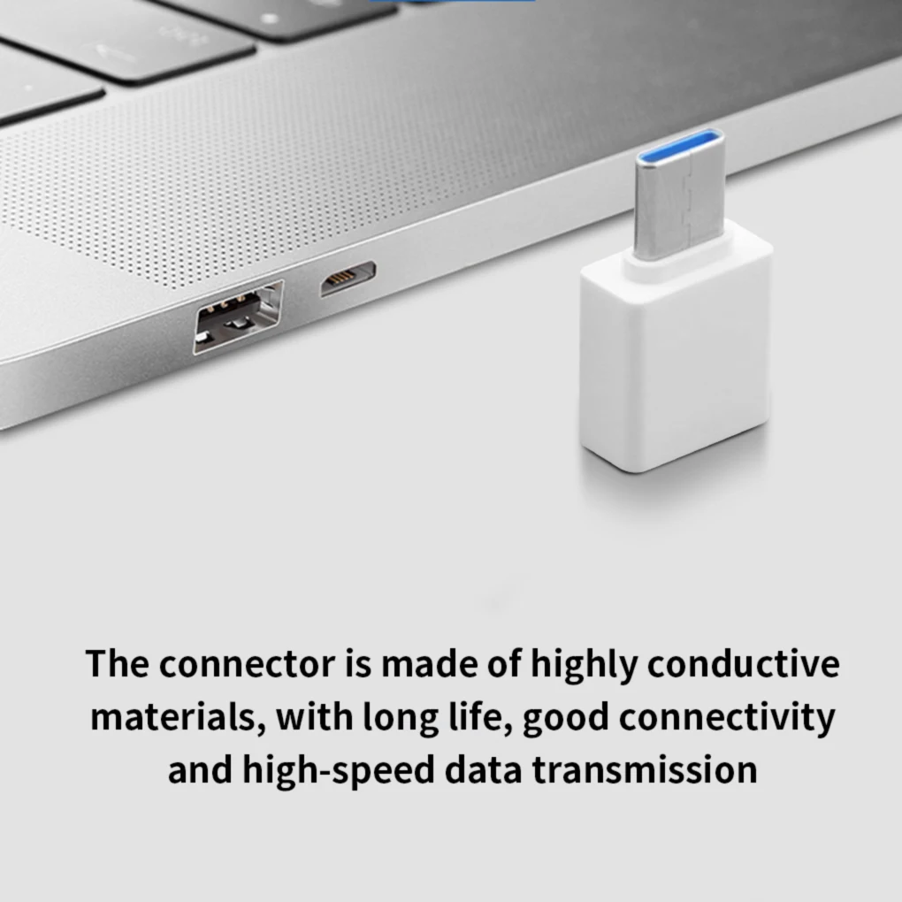 Type-c to USB Adapter Mobile Phone Mini Type-c Converter Fast Data Transmission OTG Adapter 1pc