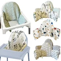 Infant Seat High Chair Cushion Baby Dining Chair Sofa Chair Double Sided Printing Seat Cover Highchair Inflatable Back Cushion