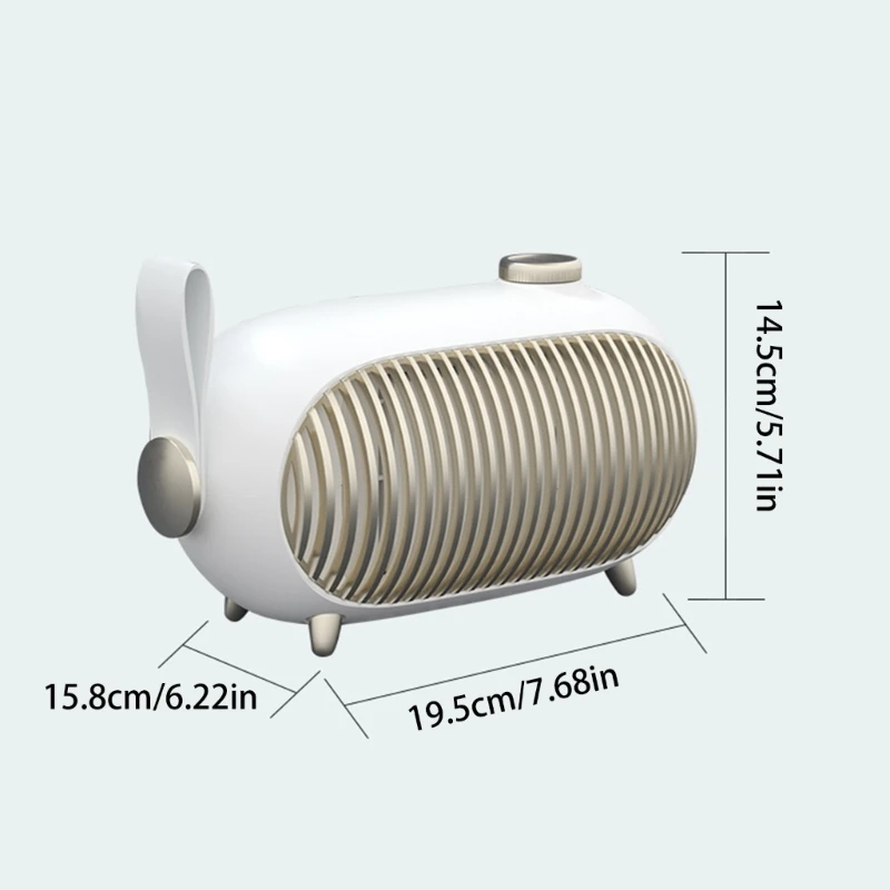 Máy sưởi không gian động 1000W Bộ điều chỉnh nhiệt độ Máy sưởi bàn điện cho phòng Dropshipping