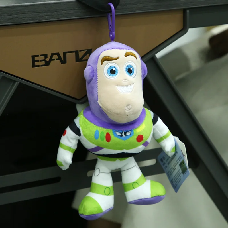 

Miniso genuine Disney Toy Story Bus Light Year Cartoon Plush Schoolbag Keychain Pendant Plush Pendant