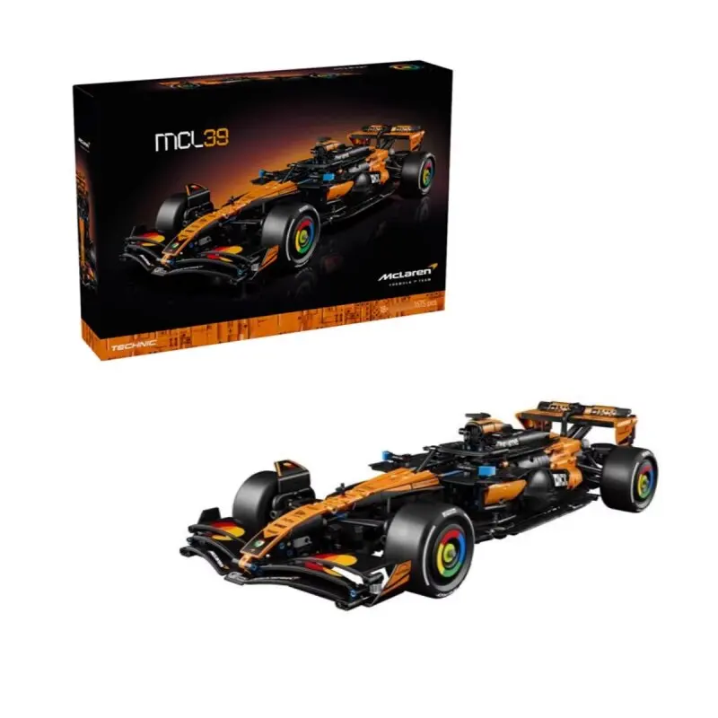 

NEW Technical 42228 1675PCS 1:8 Orange MCL39 Sports Car Building Blocks MOC Car DIY Assembly Model Set Toy Gift for Boys Kids