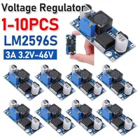 1-10PCS LM2596 DC to DC Buck Converter Voltage Regulator 3A Adjustable Step-down Power Supply Module 24V 12V 5V 3V For Arduino