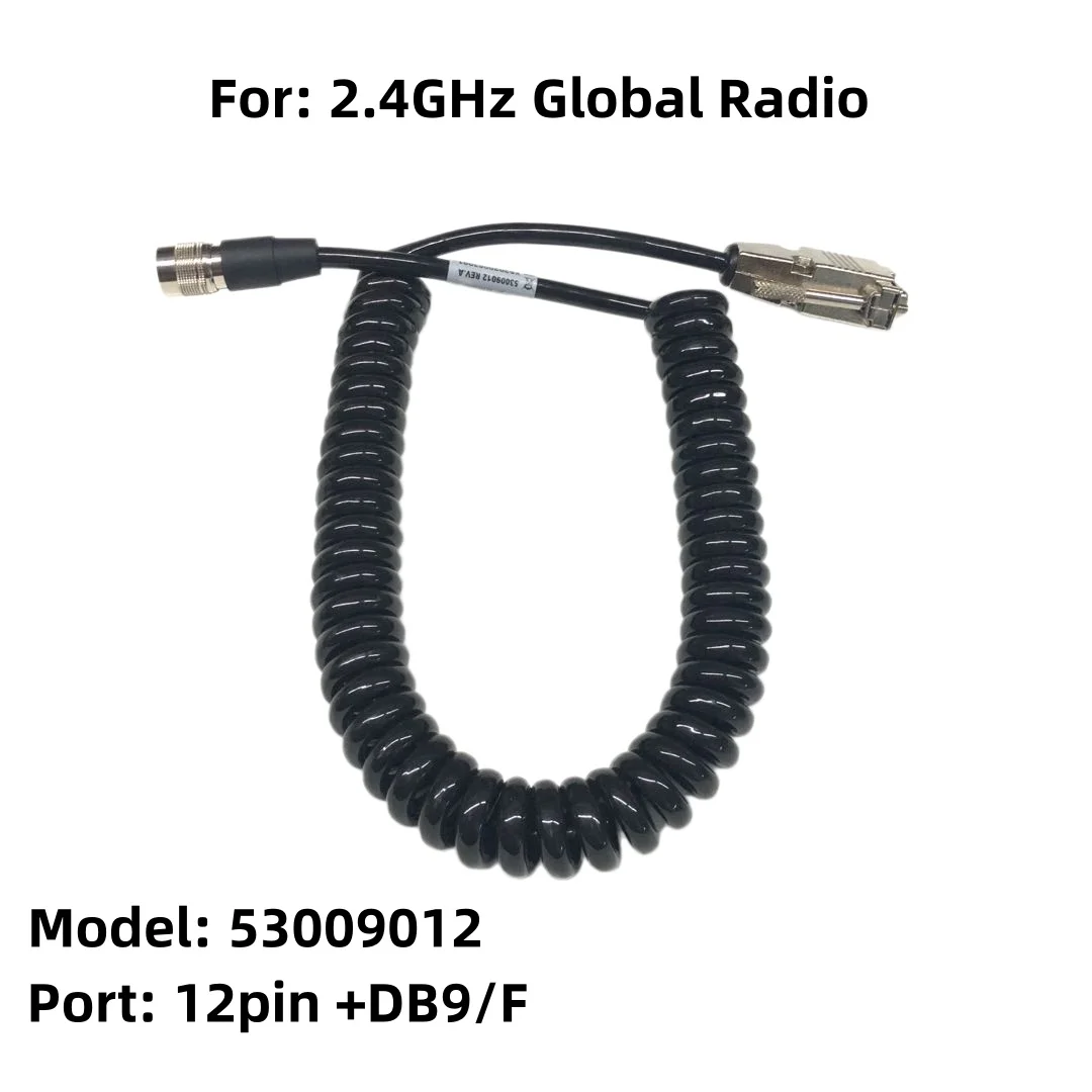 

NEW Trimble 53009012 for 2.4GHz Global Radio serial rs232 data cable 12pin to DB9/F
