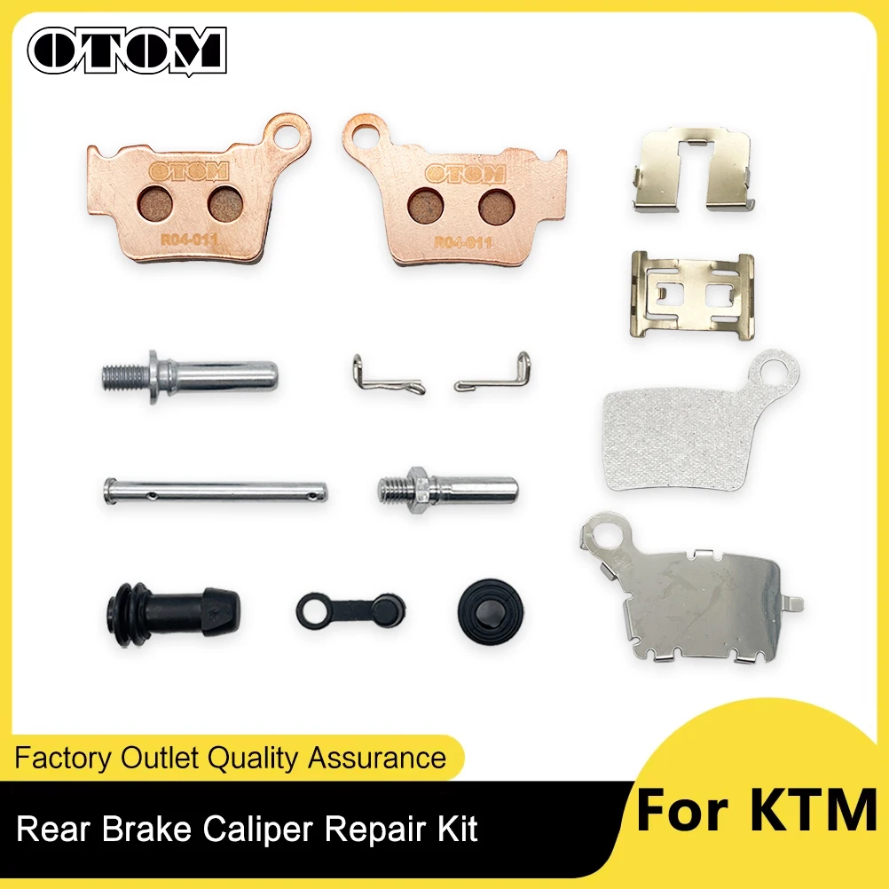 

OTOM Motorcycle Rear Brake Caliper Repair Kit With Spring Pads Guide Pin For KTM EXC MXC SX-F XC HUSQVARNA FC FE TC 125 250 450