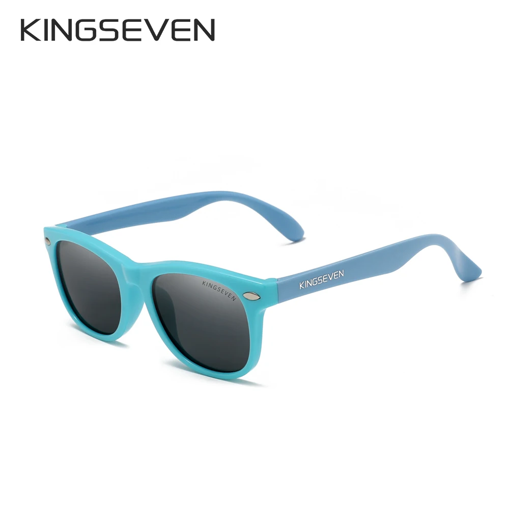 KINGSEVEN Brand Children Sunglasses Polarized Girls Design Glasses Decorative Sun Glasses For Boys Gafas De Sol UV400