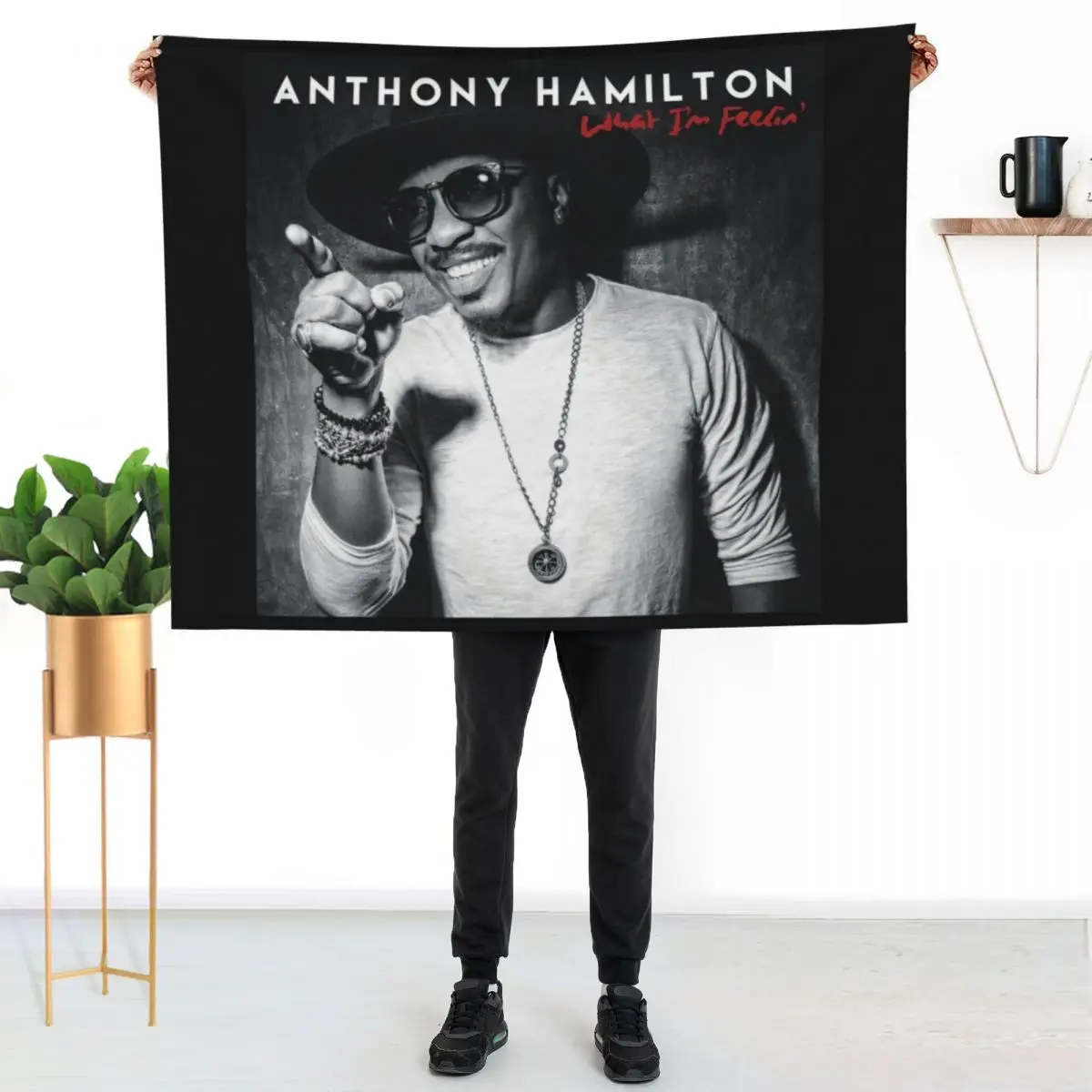 

What I'm Feelin' Throw Blanket Compact Warm Blanket for Car Road Trip