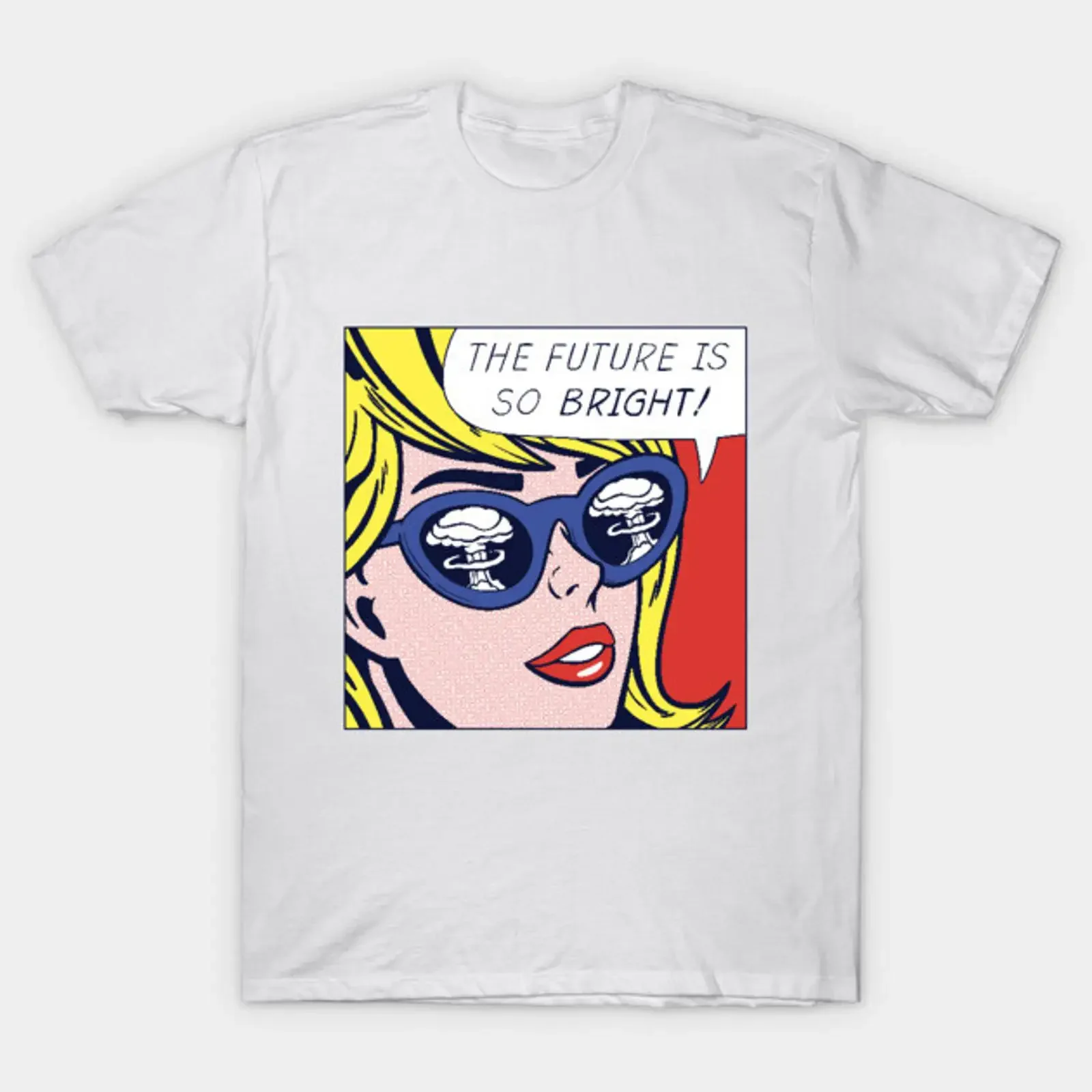 T-shirt Pop Optimistic Girl, vintage, délavé, polyvalent, élégant, graphique, extensible, streetwear, unisexe, confortable, homme, respirant