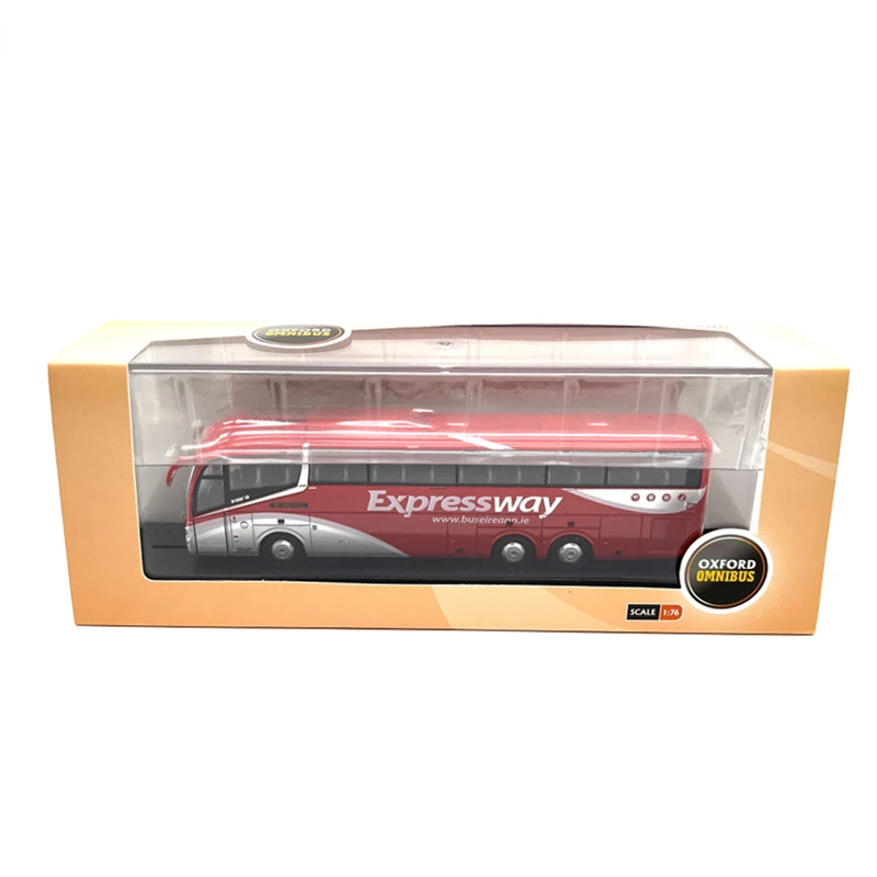 1:76 Scale Diecast Alloy IrizarI6 High-speed Passenger Bus Model Classic Nostalgia Adult Toys Collection Souvenir Static Display