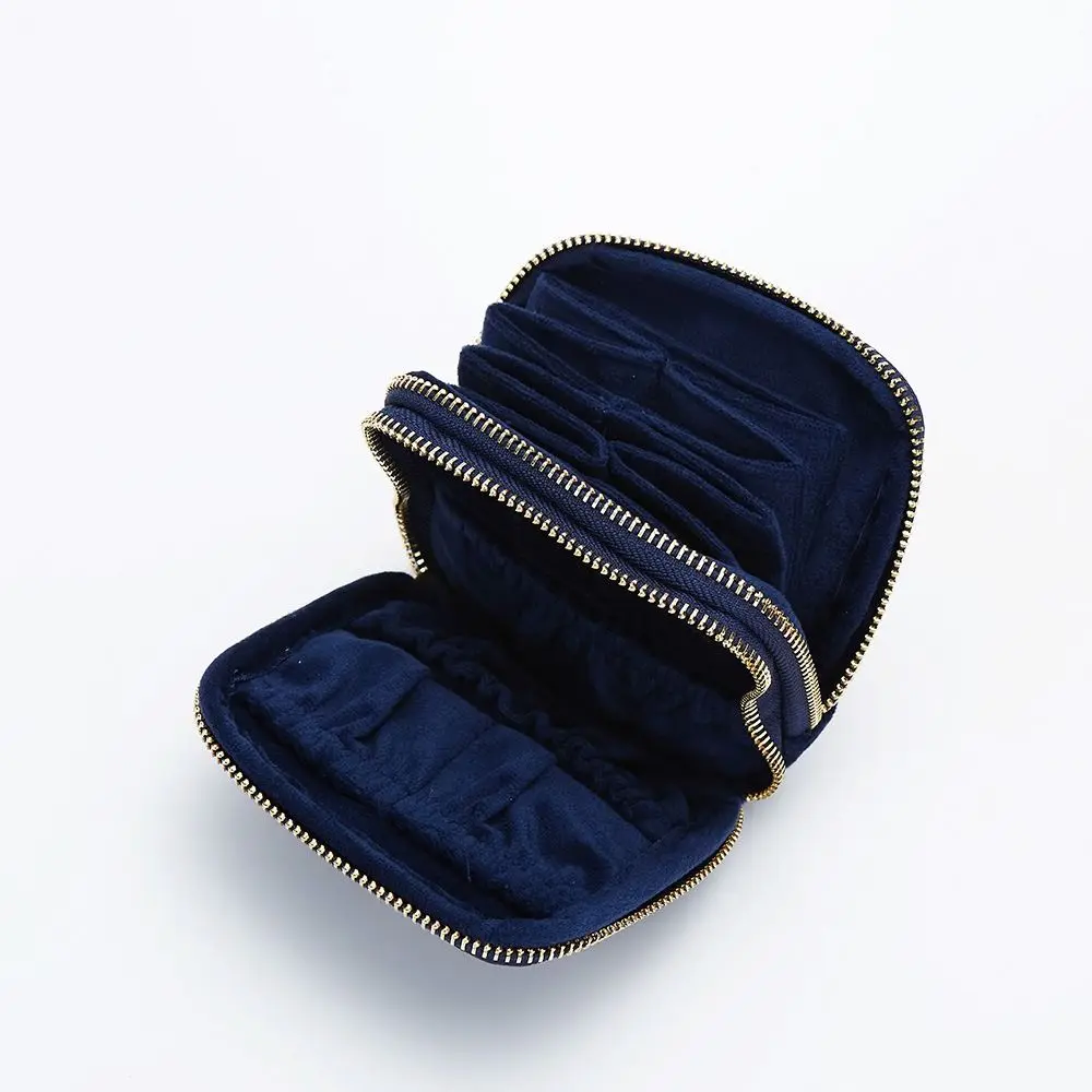 Double-layer Jewelry Packing Bag Bracelet Necklace Bracelet Jewelry Storage Bag Large Capacity Organizer Velvet Jewelry Holder