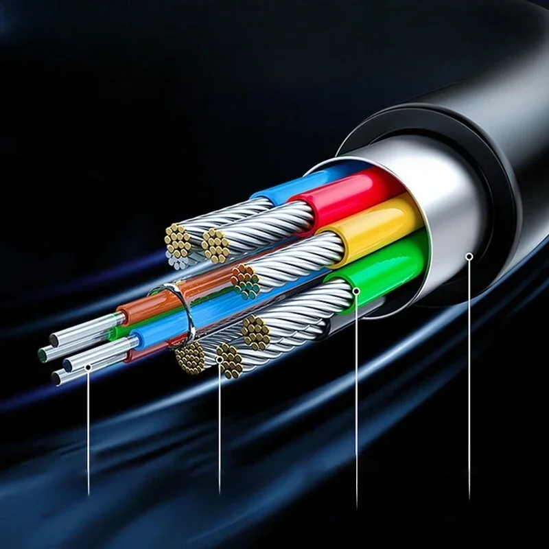 OBMMiniDP to DP1.4 optical fiber engineering lightning port 8K male-to-male computer high-resolution video cable
