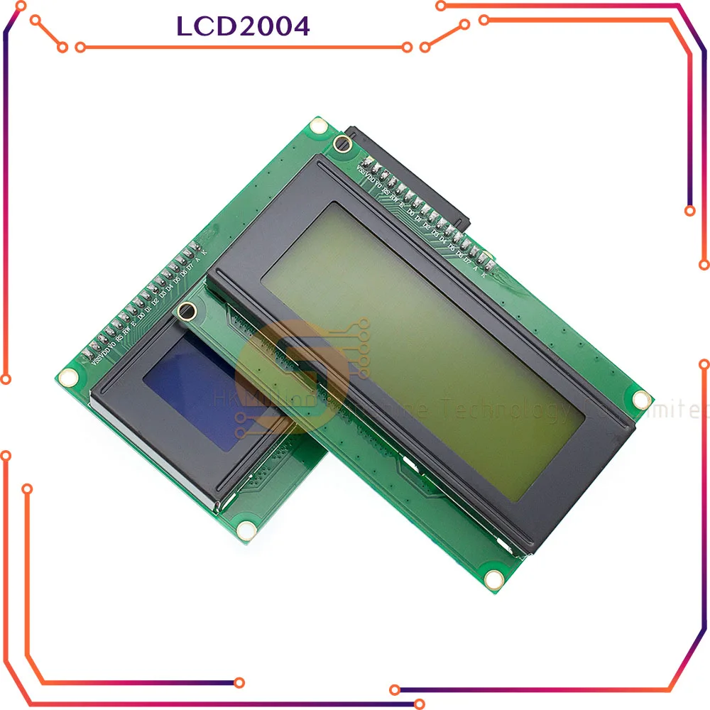 

LCD 2004 LCD I2C Blue/Green Screen HD44780 Character LCD /w IIC/I2C Serial Interface Adapter Module for arduino RPI121