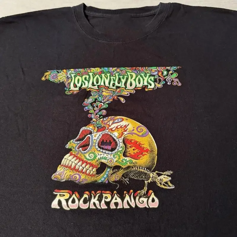 Los Lonely Boys Rockpango Band  Black T Shirt OM242